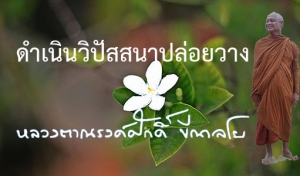 ดำเนินวิปัสสนาปล่อยวาง