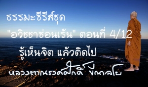 ธรรมะซีรีส์ชุด &quot;อวิชชาซ่อนเร้น&quot; ตอนที่ 4/12 รู้เห็นจิต แล้วติดไป