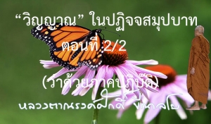 “วิญญาณ” ในปฏิจจสมุปบาท ตอนที่ 2/2 (ว่าด้วยภาคปฏิบัติ)